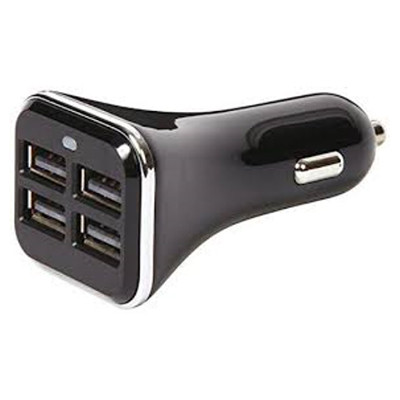 Зарядное устройство интеллектуальное для телефона USB 4 гнезда 12/24В RING