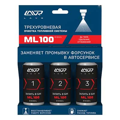 Набор для очистки топливной системы  310 мл. LAVR  Ln2138