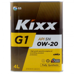 Масло моторное Kixx G1 0W20 SN/CF GF5 (4)