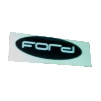 Наклейка на эмблему руля FORD черный