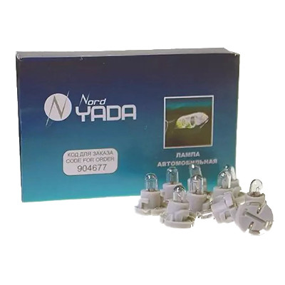 Лампа W1.2 панели T4 (серый патрон) Nord YADA 904677