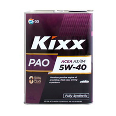Масло моторное синтетическое KIXX PAO A3/B4 5W40 (4)