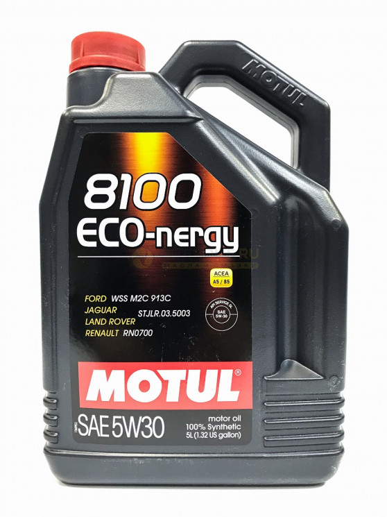 Масло моторное Motul Ford/Land Rover/Renault Eco-nergy 5W30 A5/B5,CF/SL (5)