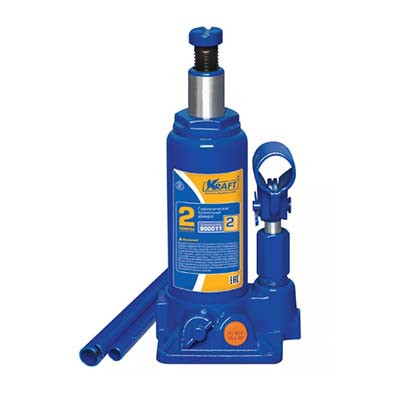 Домкрат гидравлический 2т в кейсе KRAFT KT800012 min 160mm-max310мм KRAFT KT800012