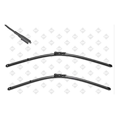 Щетки с/очистителя (к-кт L700/L650 бескаркасные, Pinch tab)