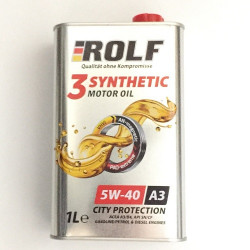 Масло моторное Rolf 3-SYNTHETIC 5W40 A3/B4 SN/CF (1)