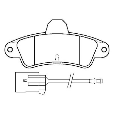 Колодки зад Mondeo 93-00 Fenox