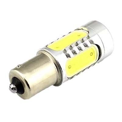 Лампа диодная P21W 4SMD 3030 с матовой линзой, цвет белый