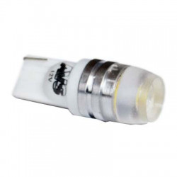 Лампа W5W T10 светодиодная усеченая линза белая 1 smd к/т 2 шт AVS A80612S