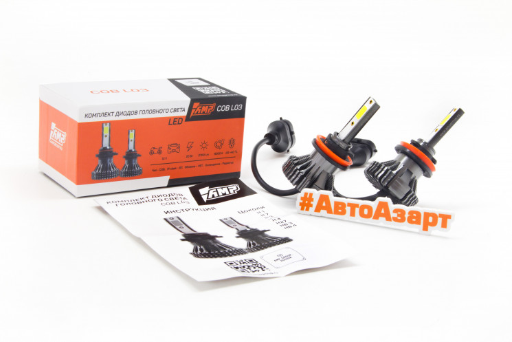 Лампы Led COB L03 H11 