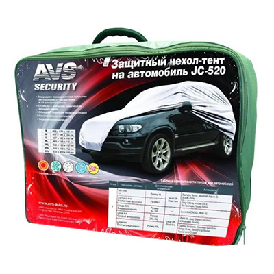 Защитный чехол-тент на джип AVS JC520 "M" 432х185х145 см (водонепроницаемый) 43421